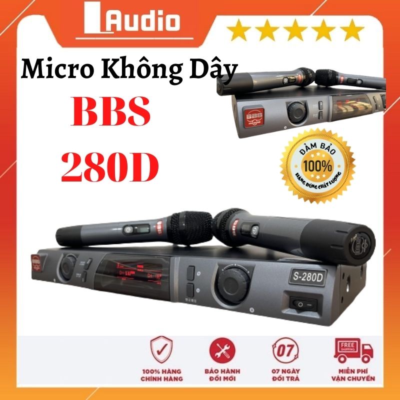 Micro Không Dây BBS S 280D Cao Cấp 2021 || Tốt Nhất Thị Trường