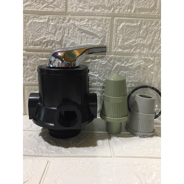Van cơ 3 cửa ren 34 cột lọc composite