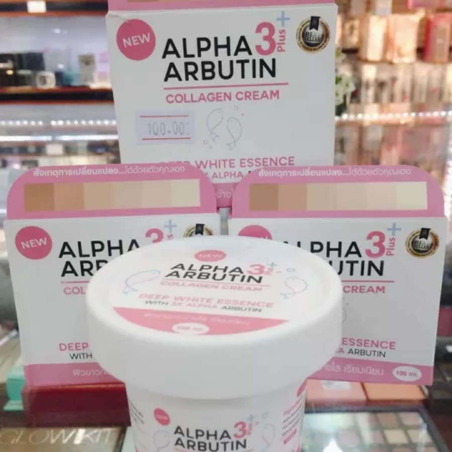 Kem Body Dưỡng Da Alpha Arbutin Collagen 3+ Plus Kyra Thái Lan