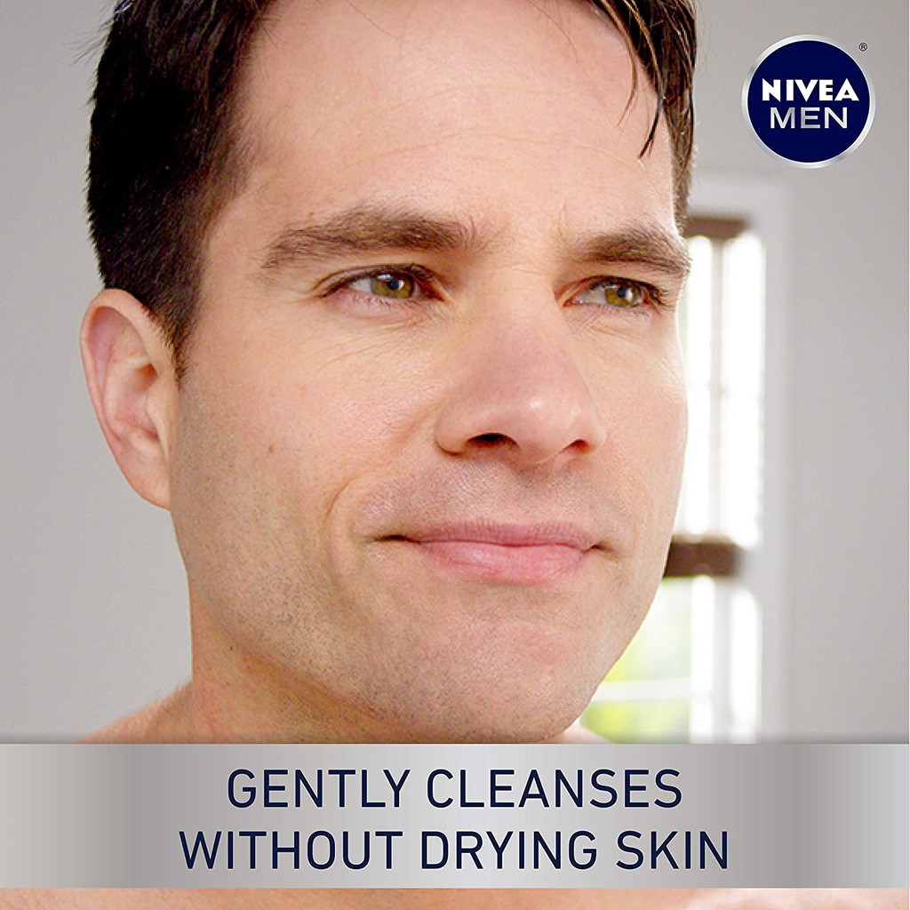 Gel rửa mặt cho nam giới có da nhạy cảm NIVEA Men Sensitive Face Wash 150ml (Mỹ)