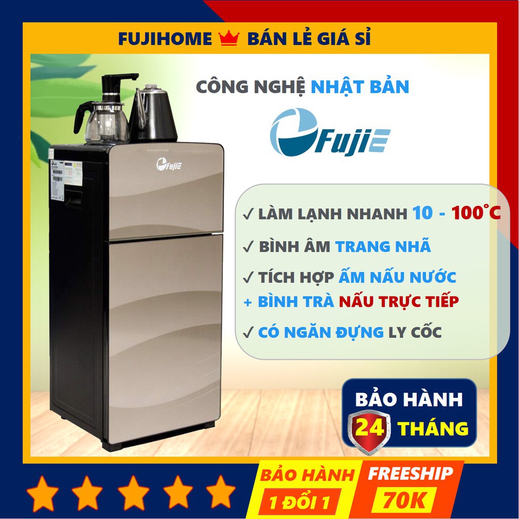 [BH 24 THÁNG] Cây nước nóng lạnh kết hợp bàn pha trà - cafe WD1170E, bình lọc máy lọc nước nóng lạnh mini công nghệ Nhật