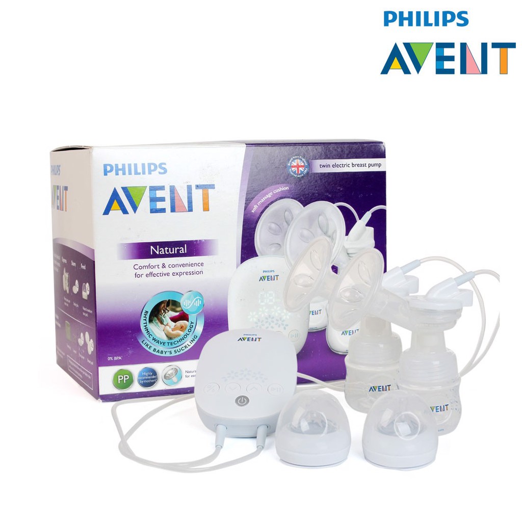 Máy hút sữa bằng điện đôi Philips Avent SCF301/01