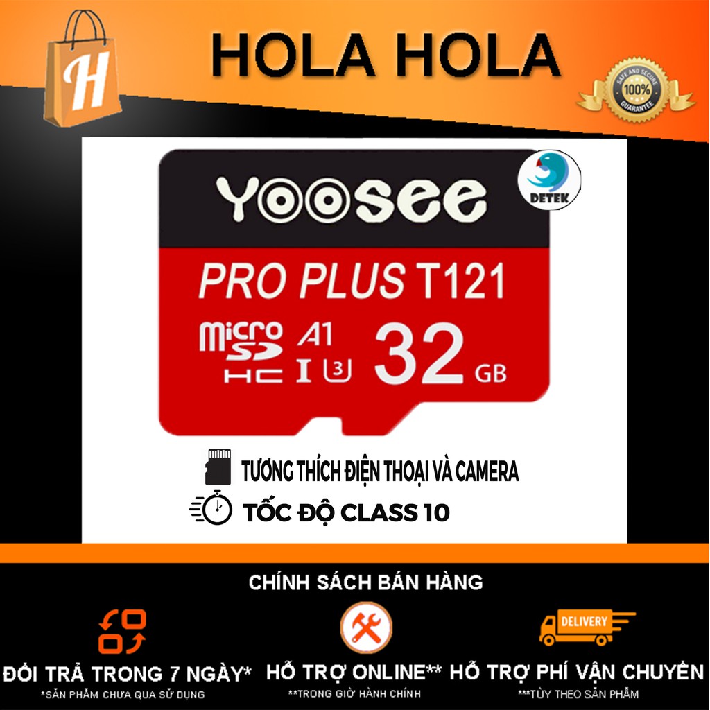 Thẻ nhớ Yoosee 32Gb Class 10 chuyên dụng cho Camera IP (Loại theo máy)