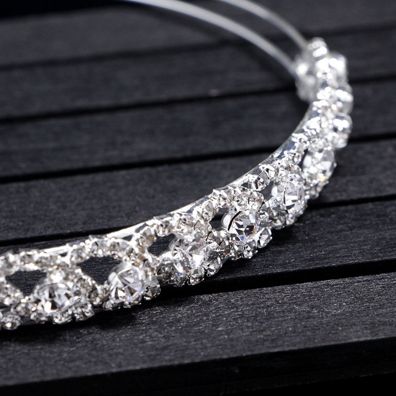 Băng đô cài tóc đính đá và ngọc trai giả thời trang cho nữ