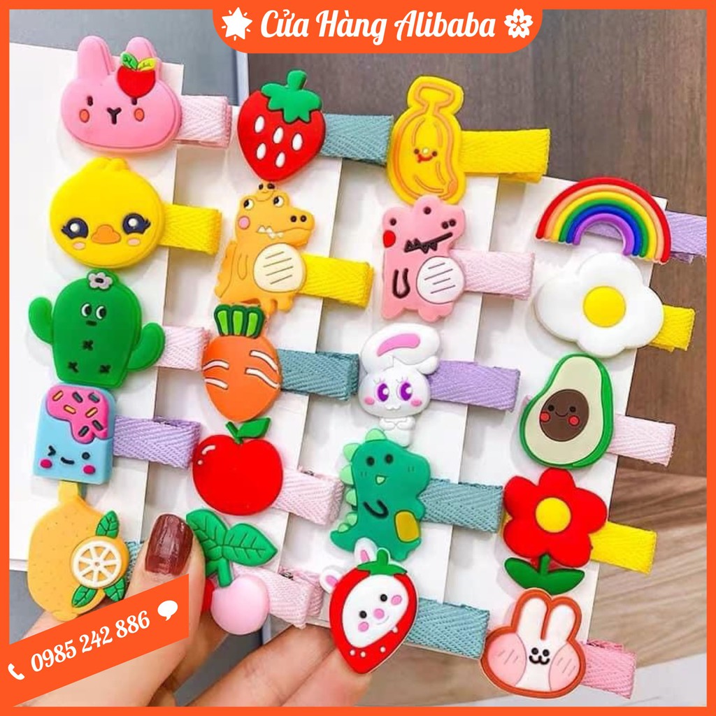 SET 10 Kẹp Tóc Dễ Thương Siêu Xinh Mã #KT_01 [CÓ CHỌN MẪU]