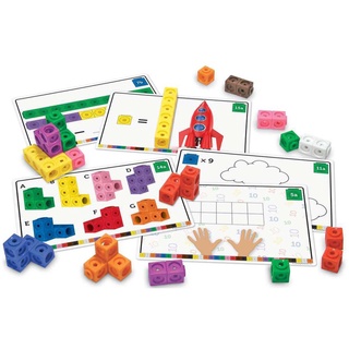 Bộ học toán - MathLink Cubes Early Math Activity Set (115 chi tiết)