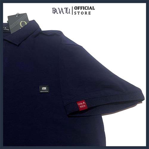 Áo Polo nam trơn có cổ áo phông công sở đơn giản dễ phối đồ quần âu quần jeans đều hợp chất cotton co giãn tốt - BAVATU.