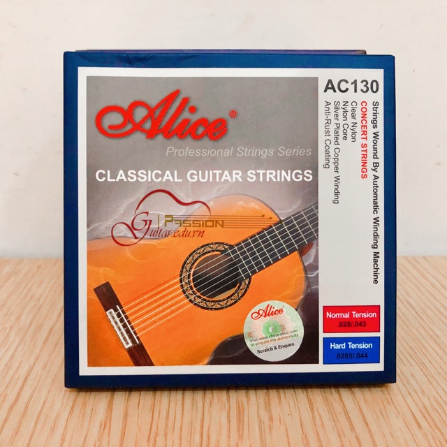 Dây đàn guitar classic Alice AC130 chính hãng dây nilon cho đàn ghita cổ điển Enzi