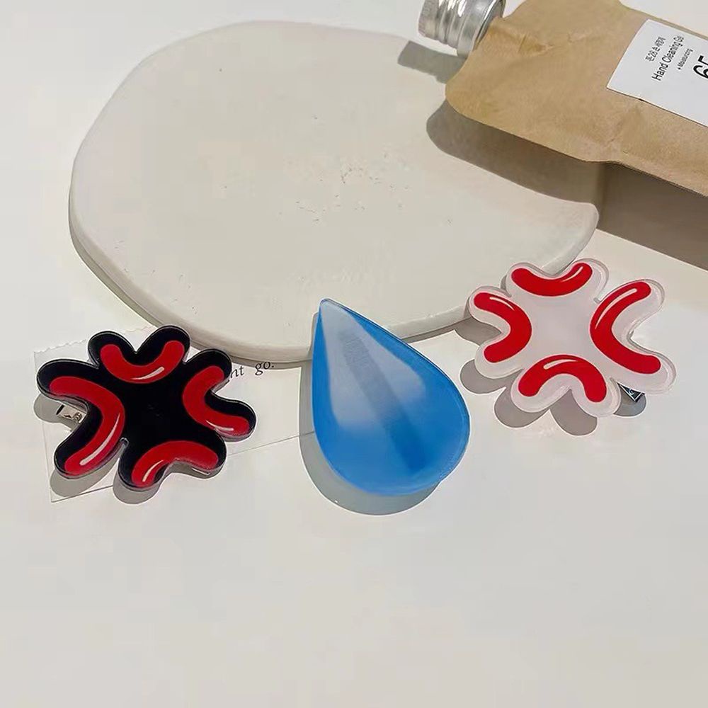 Kẹp tóc acrylic họa tiết hoạt hình phong cách Hàn Quốc dễ thương cho nữ