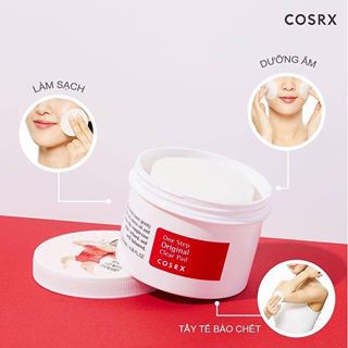 COSRX - Bông tẩy da chết cải thiện da mụn One Step Original Clear Pad 70 miếng CRX010