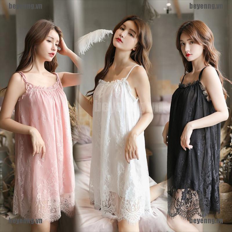 Đầm Ngủ PhốI Ren Hoa GợI CảM Cho Nữ