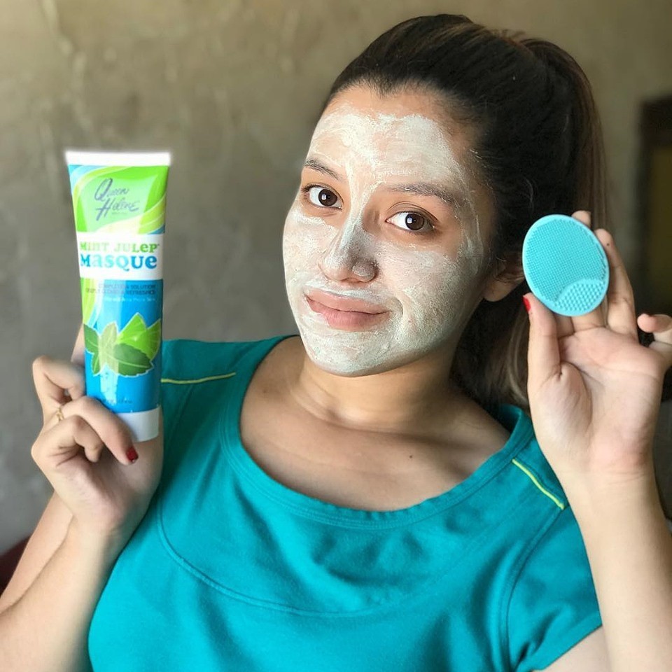 Mặt Nạ Đất Sét Bạc Hà Queen Helene Mint Julep Masque 227g Mỹ - Ngừa Mụn Giảm Dầu