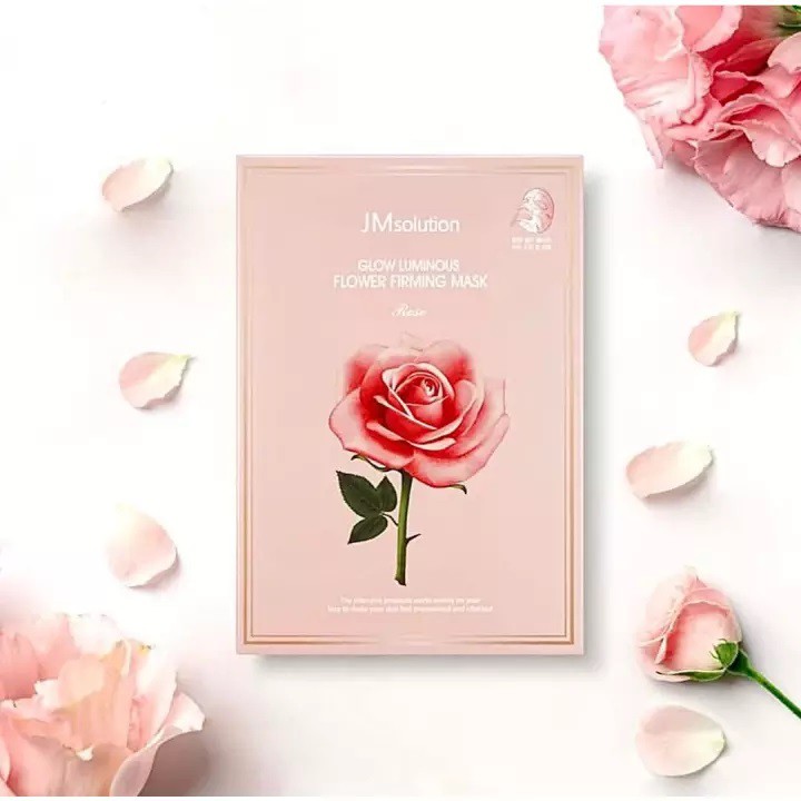 Combo 10 Mặt Nạ Cấp Ẩm Và Làm Dịu Da Jm solution Glow Luminous Flower Firming Mask 30mlx 10