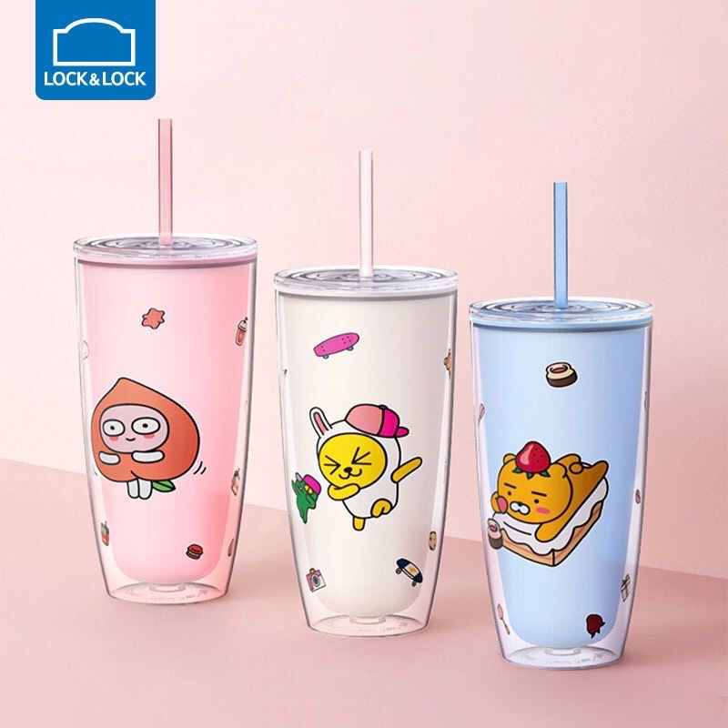 Cốc đựng nước locknlock kakao friends [SẴN HÀNG]