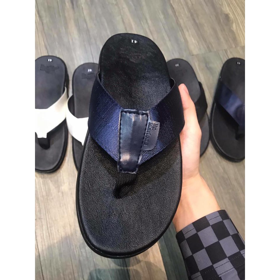 DÉP KẸP NAM DR.MARTEN XANH ĐEN