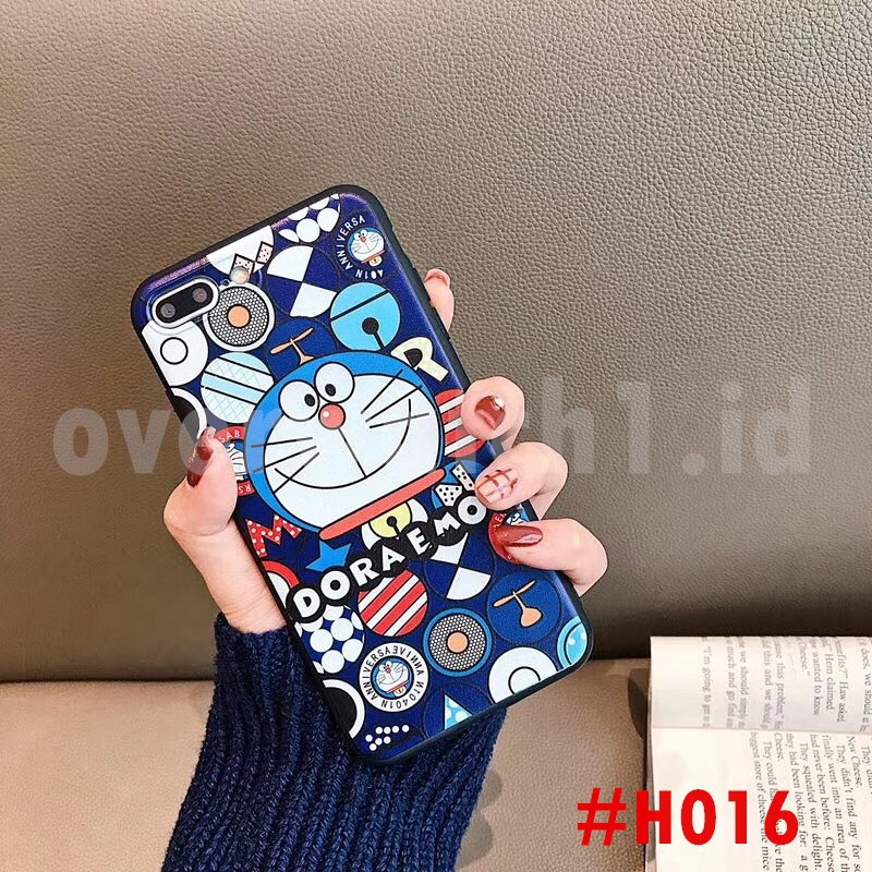 Ốp điện thoại nhựa mềm in hoạt hình Doremon 3D xinh xắn dành cho iPhone 6/6S/6+/6S+/7/7+/8/8+/X/XR/XS/XSMax