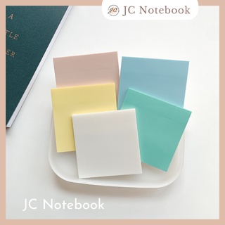 Set 50 Tờ Giấy Note Trong Suốt Màu - Note Ghi Chú Nhựa Trong Suốt Có Màu