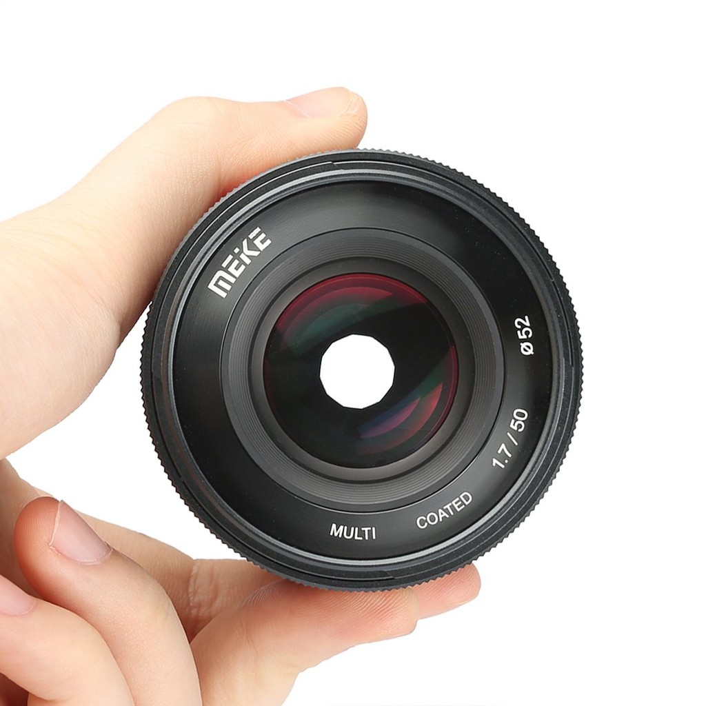 Ống kính Meike 50mm F1.7 Full-Frame và APS-C cho Fujifilm, Sony E/FE, Canon EOS M, Nikon Z, Canon RF, Leica L và M4/3