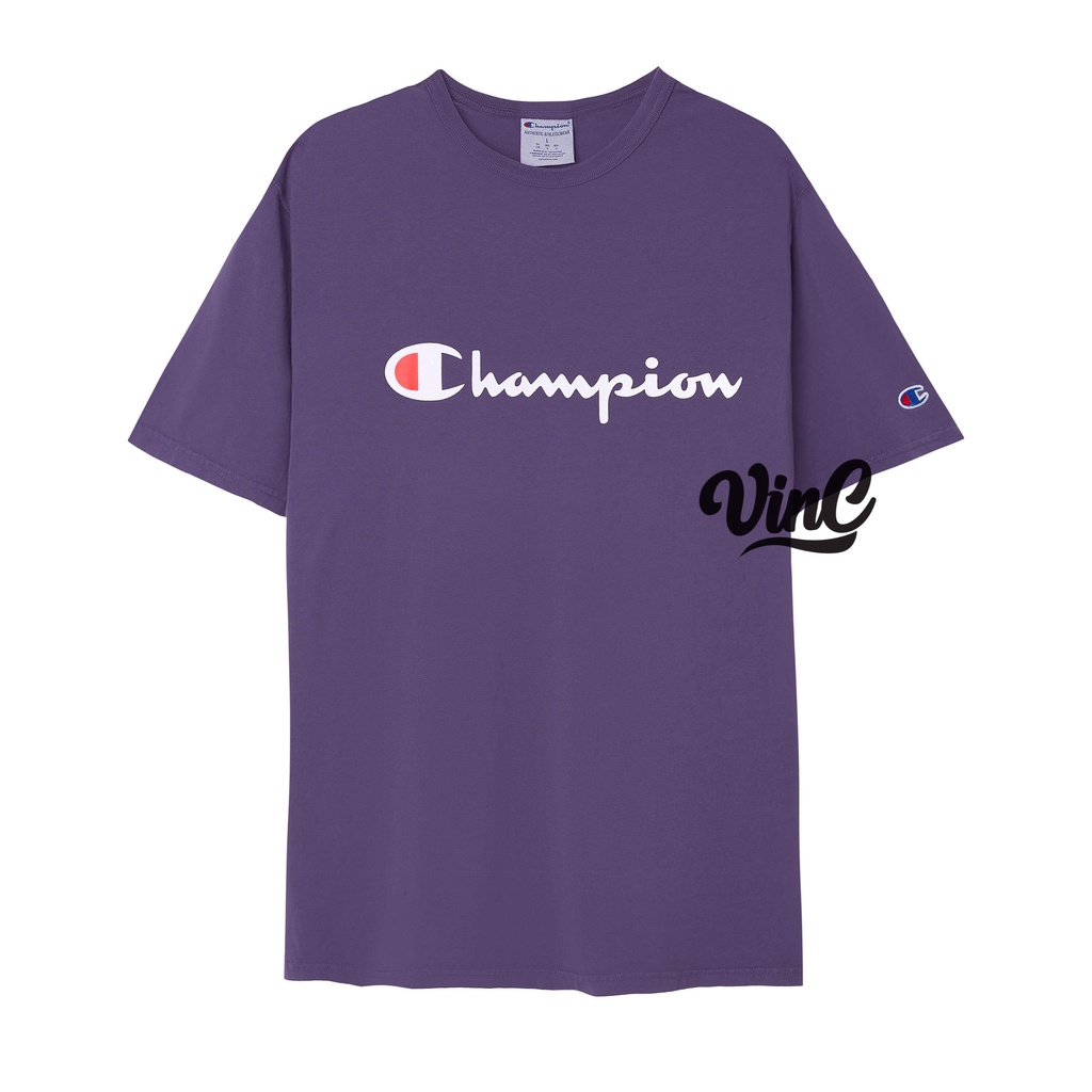 Áo thun Champion Dyed Printed Logo unisex chính hãng