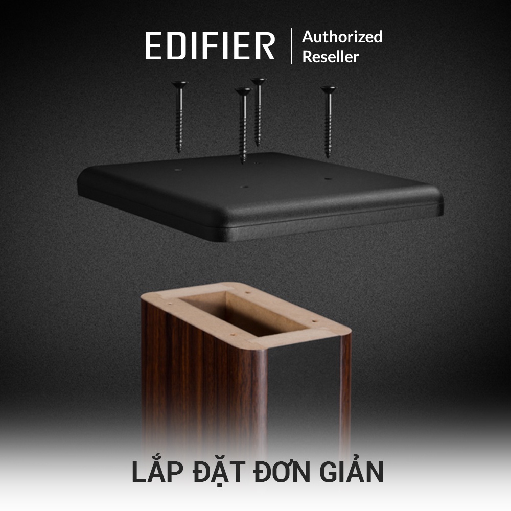 Chân loa EDIFIER SS03 - Thiết kế cực đẹp - Gỗ MDF cứng cáp chắc chắn - Tăng trải nghiệm nghe - Hàng chính hãng MAI THU