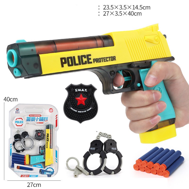 Đồ chơi tập làm police nước cho bé 0175, đồ chơi nhựa abs loại 1