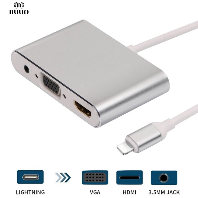 Bộ Chuyển Đổi Lightning Sang Vga Cho Iphone X 5s 6 6s 7 7 Plus Ipad