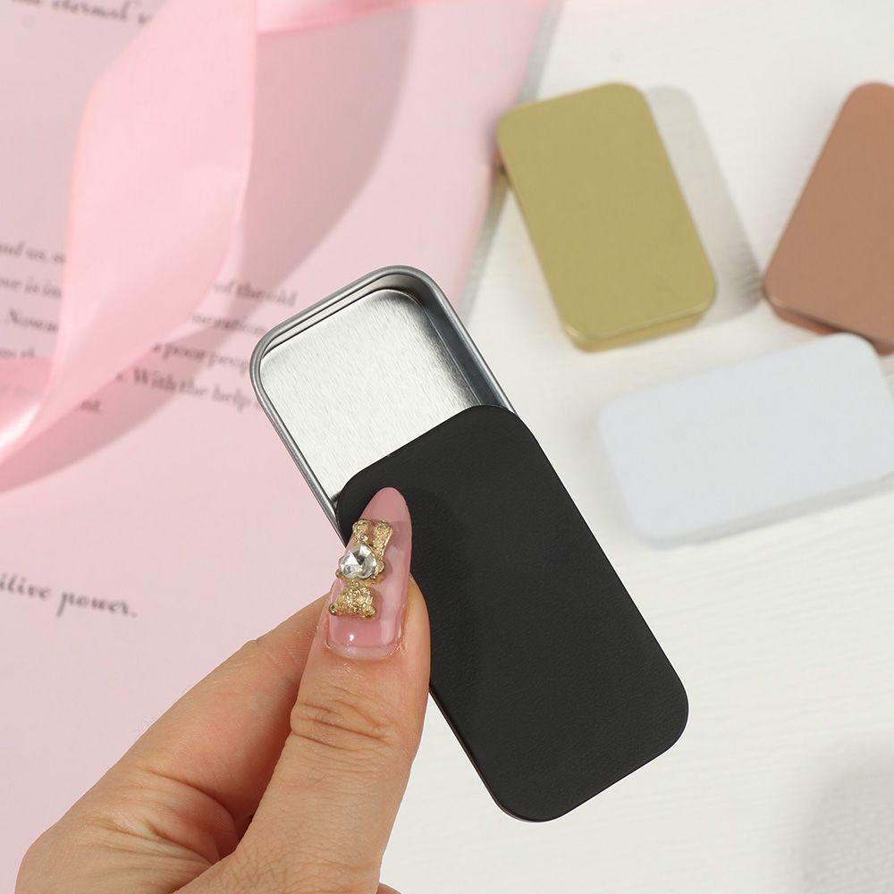 Hộp Thiếc Rỗng Hình Chữ Nhật Rỗng Bằng Kim Loại Mạ Thiếc Đựng Đồ Tiện Dụng