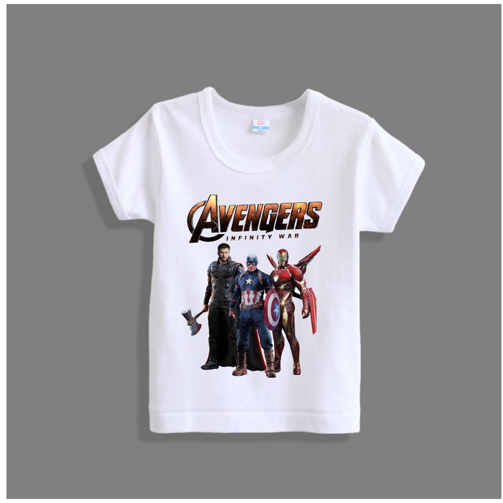 Áo thun bé trai biệt đội siêu anh hùng avenger marvel