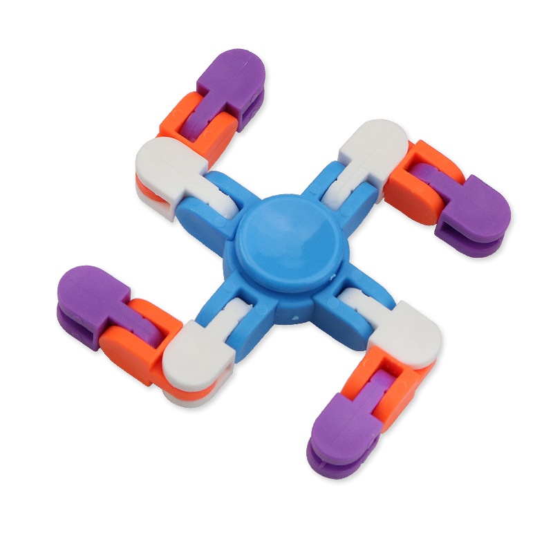 Con quay đồ chơi fidget spinner 2 trong 1 4/3 mắt liên kết