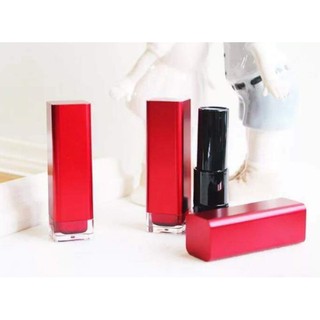 Vỏ son sáp_vuông đỏ miss rore_nguyên liệu làm son handmade