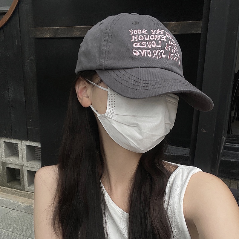 Mũ lưỡi trai MG STUDIO thêu chữ đơn giản