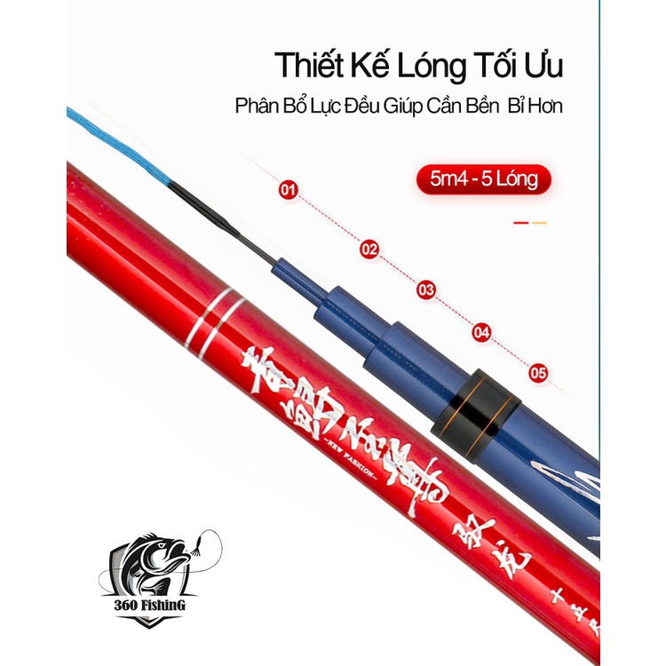 Cần Câu Đài Tầm Xanh Chí Tôn 20H-19i Cần Câu Tay Săn Hàng Chính Hãng Cao Cấp Tặng Kèm Ngọn Phụ