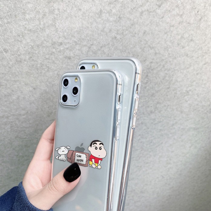 Ốp lưng iphone Shin bút chì viền trong chống ố 5/5s/6/6plus/6s/6splus/7/7plus/8/8plus/x/xr/xs/11/12/pro/max/plus/promax | BigBuy360 - bigbuy360.vn