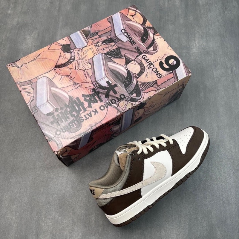 GIÀY SB DUNK LOW OTOMO NÂU TRẮNG LAI AU