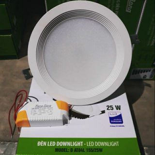 Đèn led âm trần d at04l 155/25w rđ