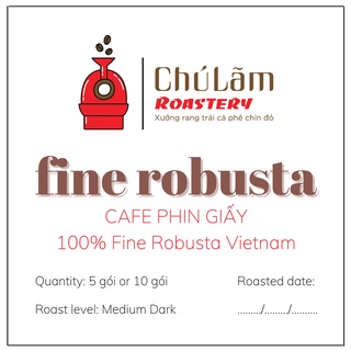 Cafe phin giấy - Cafe đặc sản Fine Robusta