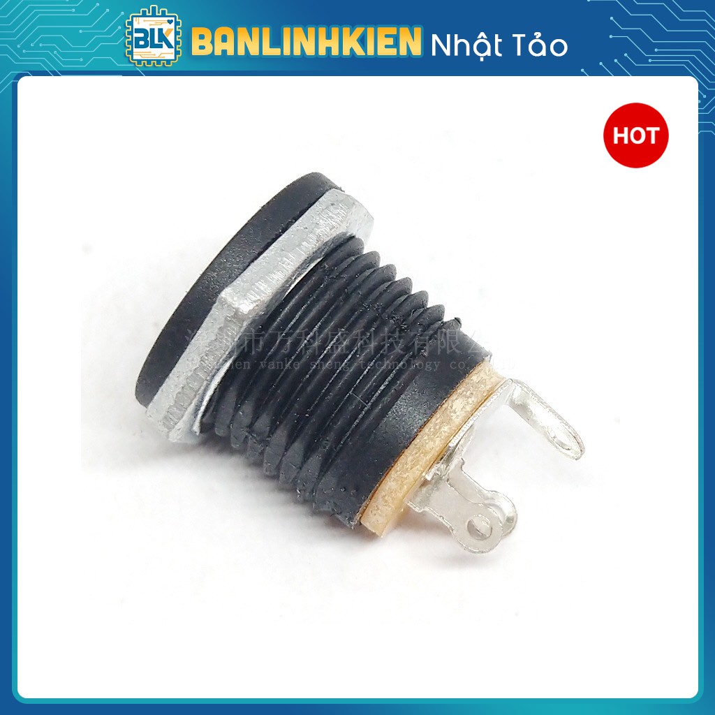 Jack nguồn cái DC5.5x2.1MM DC022/ có ren xoáy vào hộp