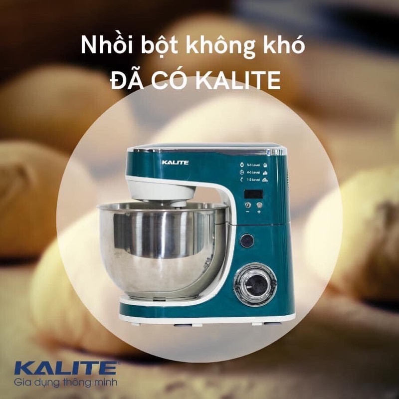 MÁY NHỒI BỘT KALITE KL-960 (Phiên bản mới 2021) dung tích 5lít, máy mạnh giúp bạn thoả đam mê nấu nướng