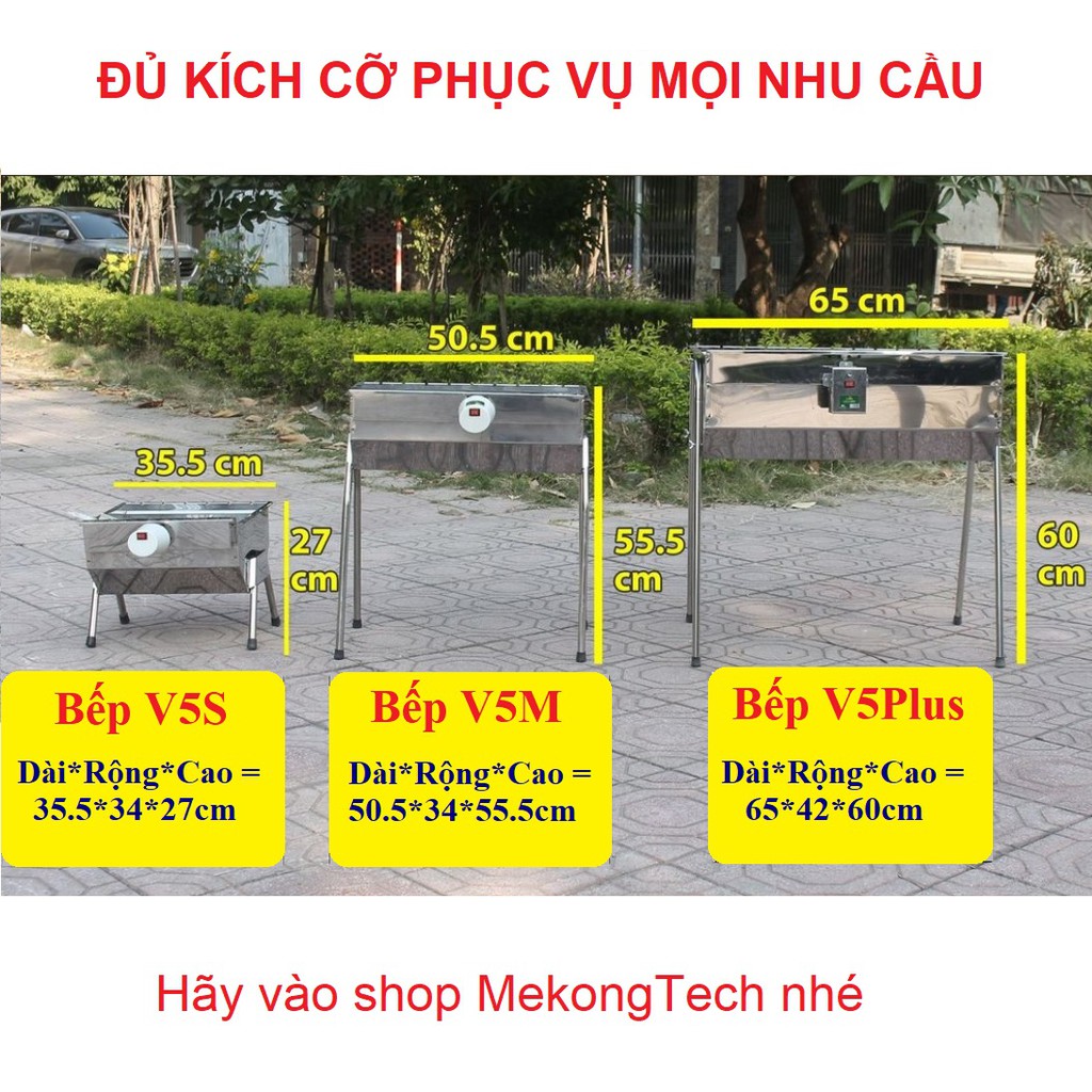 Bếp nướng than hoa tự động môtơ tự xoay, thiết kế độc quyền duy nhất tại Việt Nam