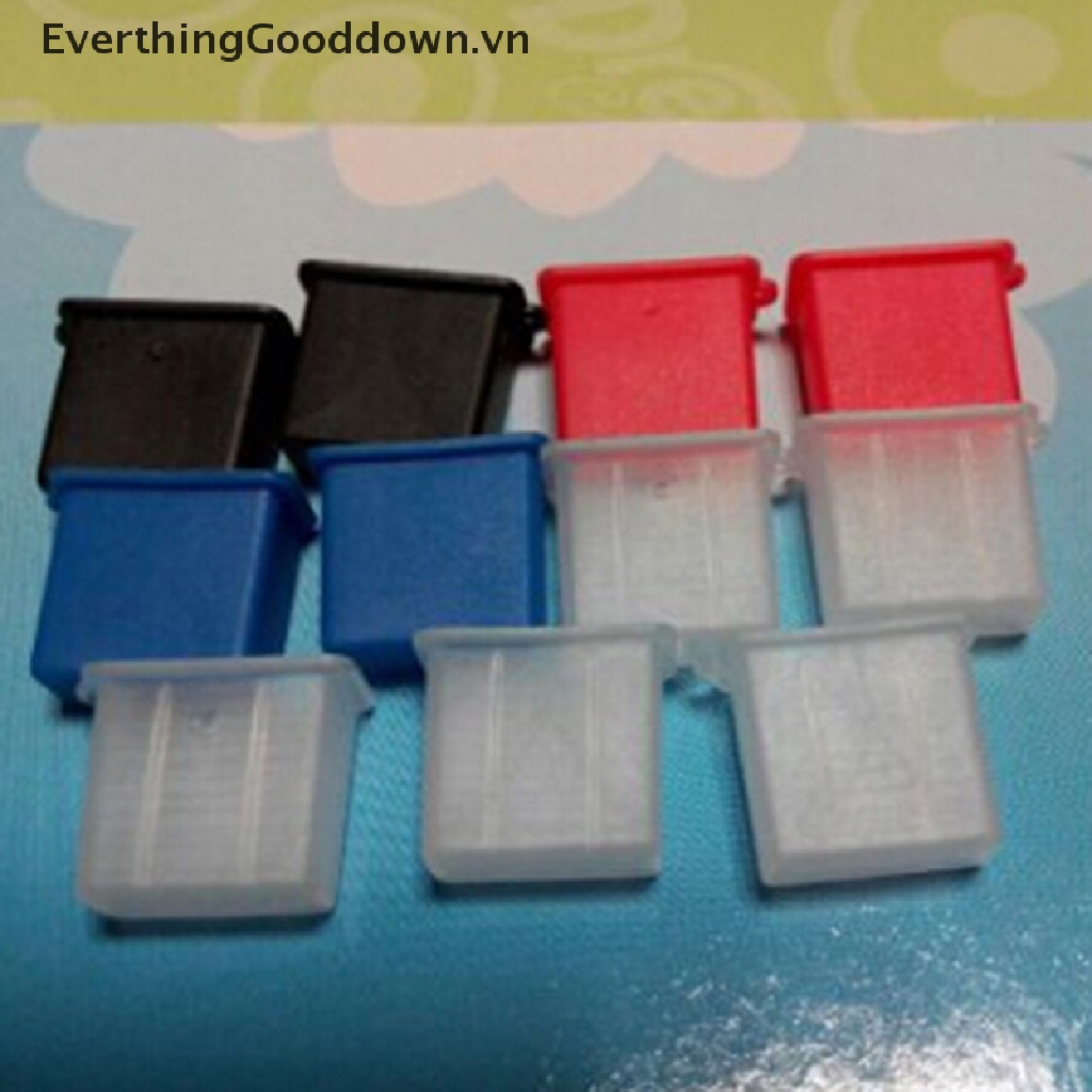 Set 10 Nút Bịt Ổ Cắm USB Loại A Chống Bụi Tiện Dụng