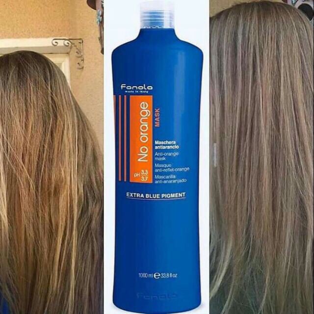 ✅✅ [Fanola - Chính Hãng] Mặt nạ ủ khử sắc tố cam cho tóc nhuộm màu tone lạnh Fanola Anti-Orange mask (No-orange) 1000ml | BigBuy360 - bigbuy360.vn