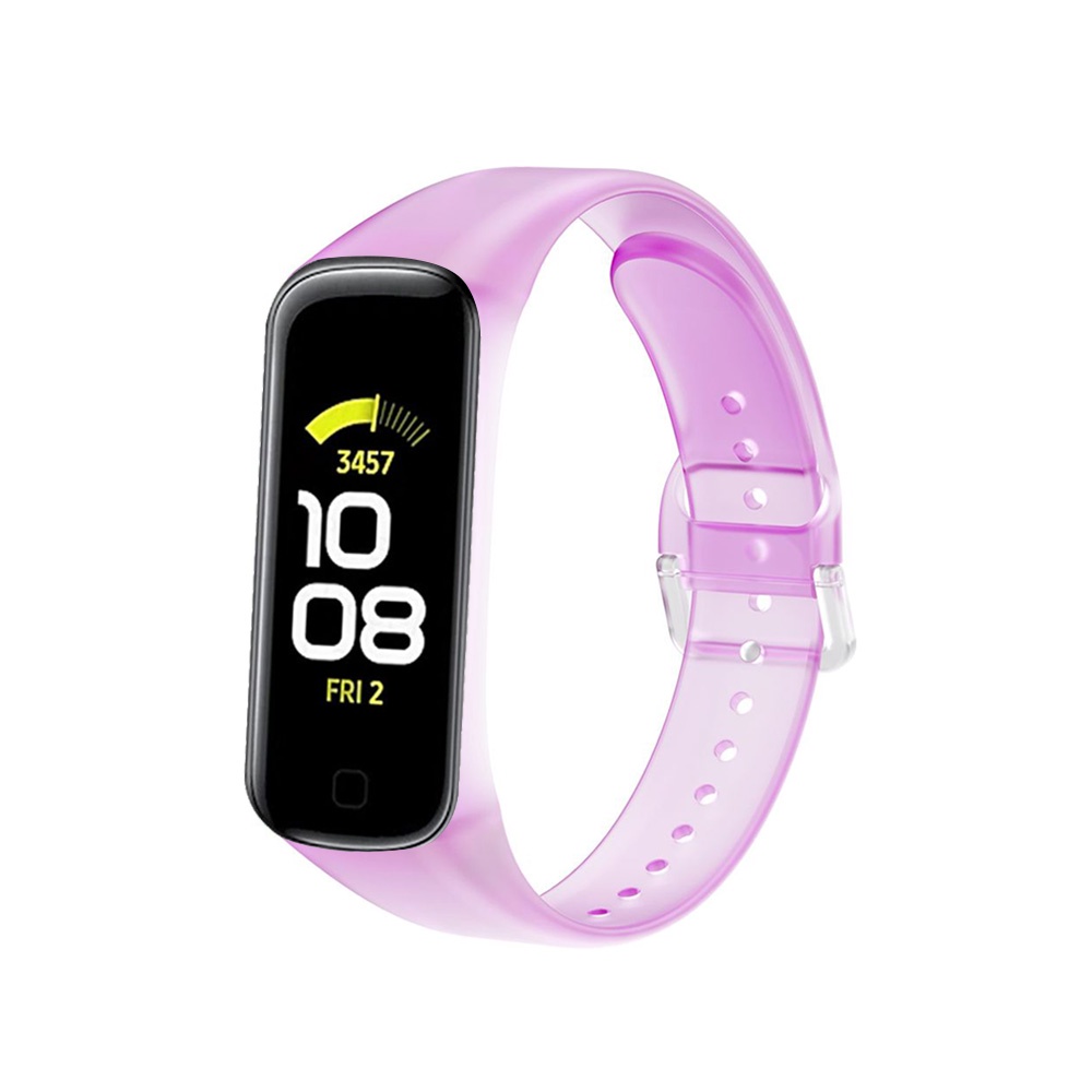Dây Đeo Silicone Trong Suốt Cho Đồng Hồ Thông Minh Samsung Galaxy Fit 2 SM-R220