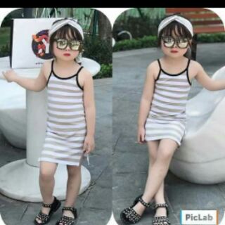 Đầm body bé gái