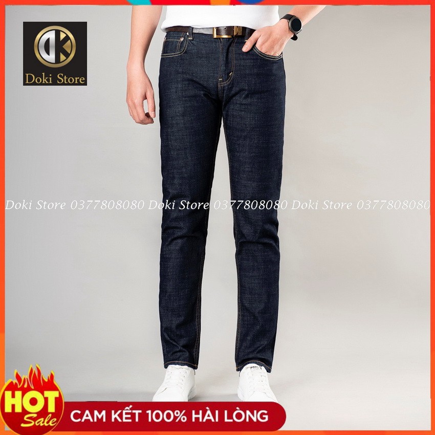 Quần Jean Nam Cao Cấp Xám Đen, Quần Bò Nam Chất Vải Co Giãn Thoải Mái, DOKI XT-04 | BigBuy360 - bigbuy360.vn