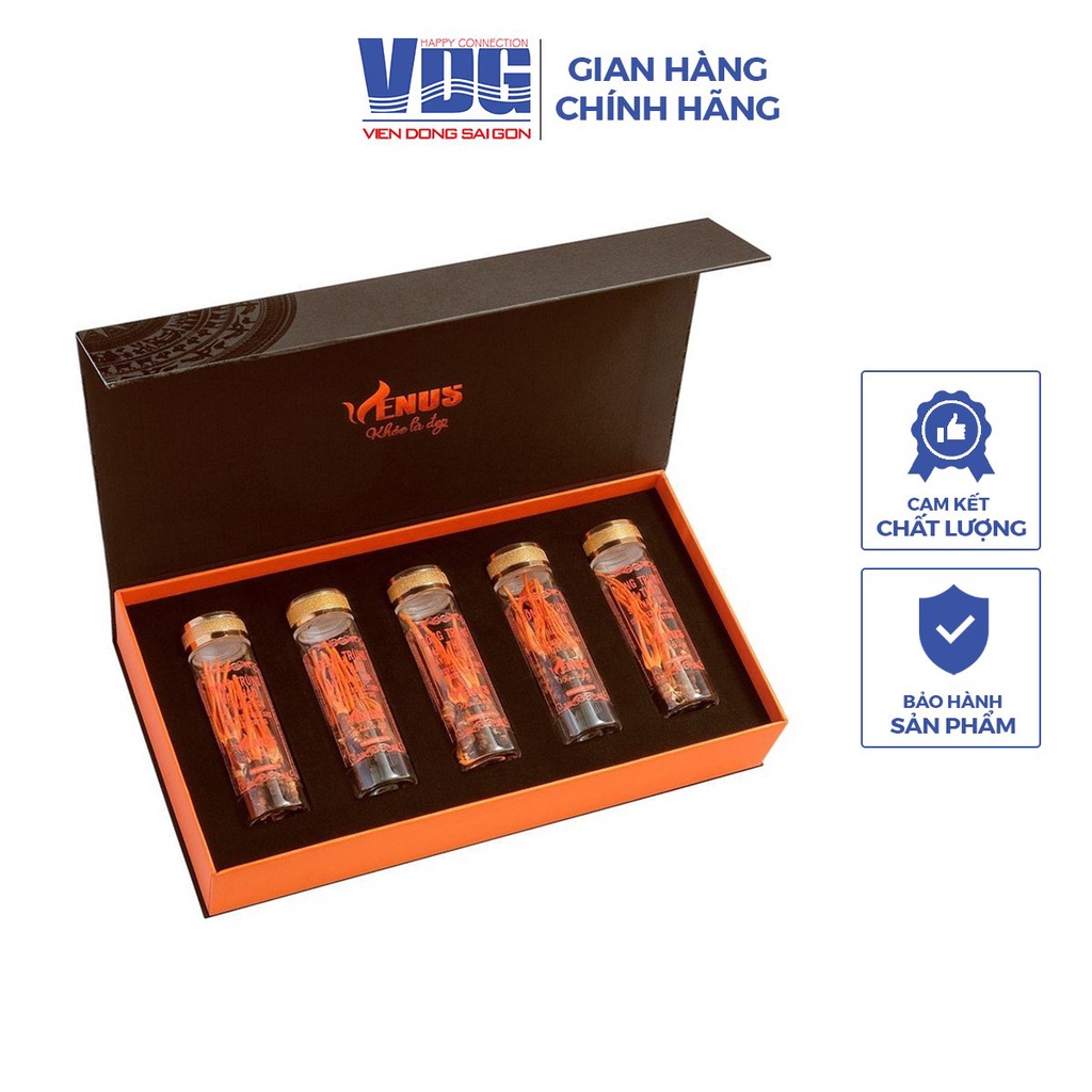 Đông trùng hạ thảo Venus 10gr nhộng trùng thảo sấy thăng hoa cao cấp - Viễn Đông Sài Gòn