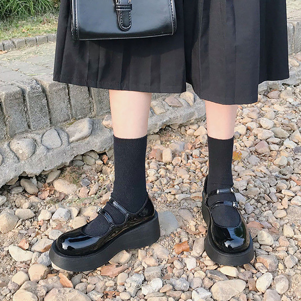 Giày Cao Gót Nữ Phong Cách Nhật Bản Đáng Yêu