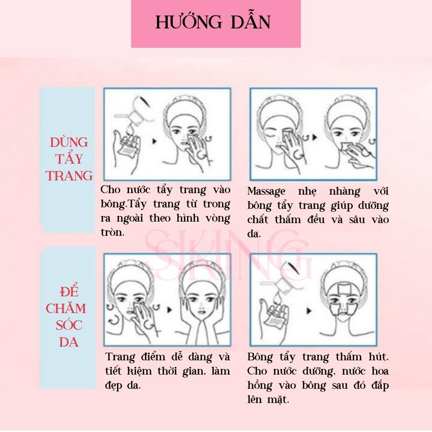 Bông tẩy trang Ipek cotton pads 130 miếng