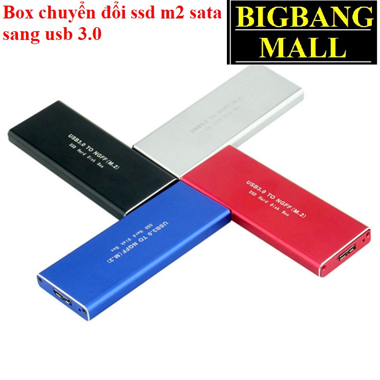Box chuyển đổi SSD M2 sata sang usb 3.0