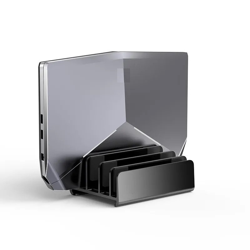 Giá đỡ kẹp dựng đứng laptop, macbook, Mac mini 4 khe cài Jiushark JSNB21 Vu Studio