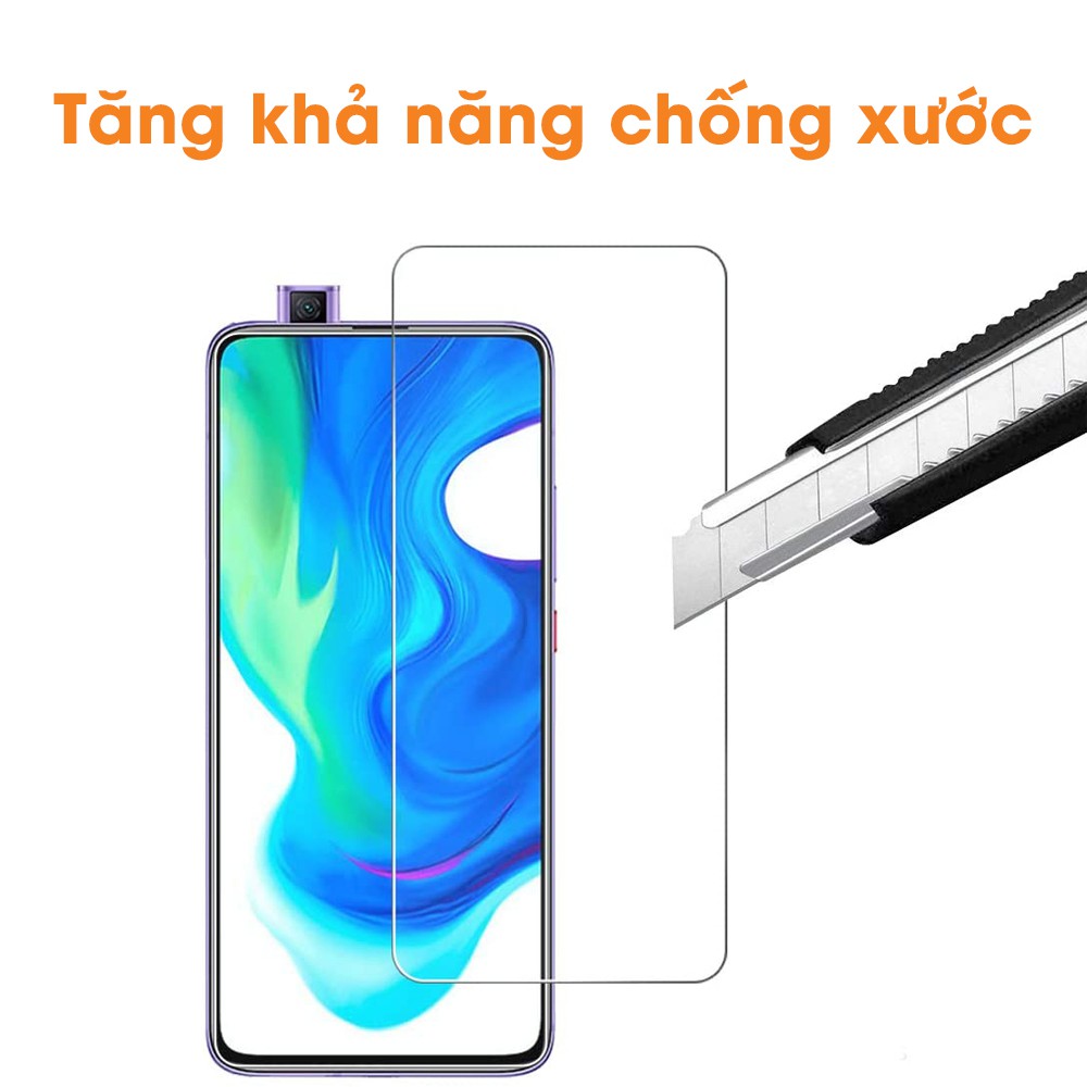 Kính cường lực Xiaomi Poco F2 pro, tặng kèm khăn lau màn hình